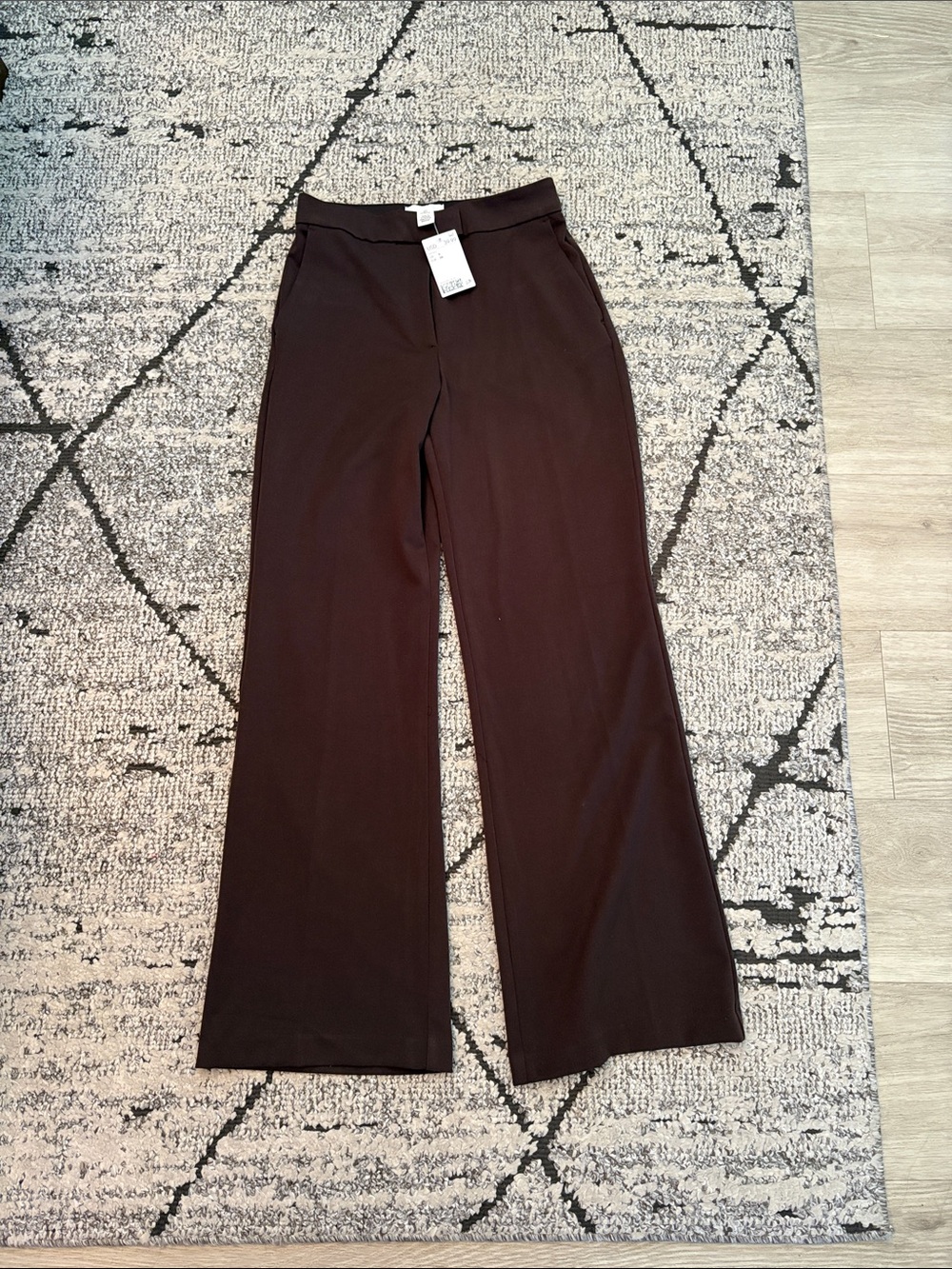 H&M NWT Women’s Wide-Leg Dress Pants - Brown